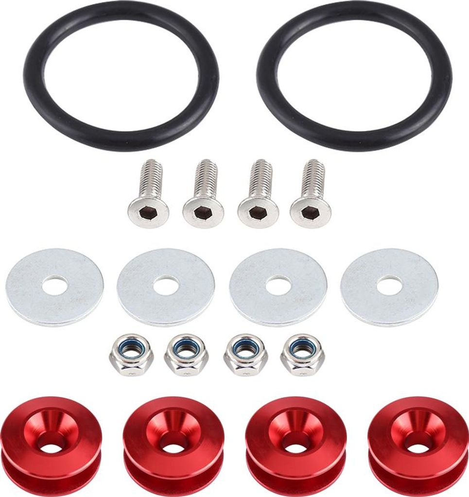 Auto Aluminiumlegierung Stoßfänger Waschmaschine/Bolt Motor Bay Dress Up Kit Schnellfreisetz