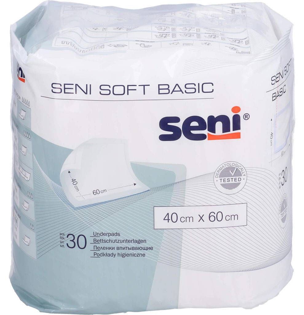 Seni Soft Basic 40x60cm Bettunterlagen, 30 St