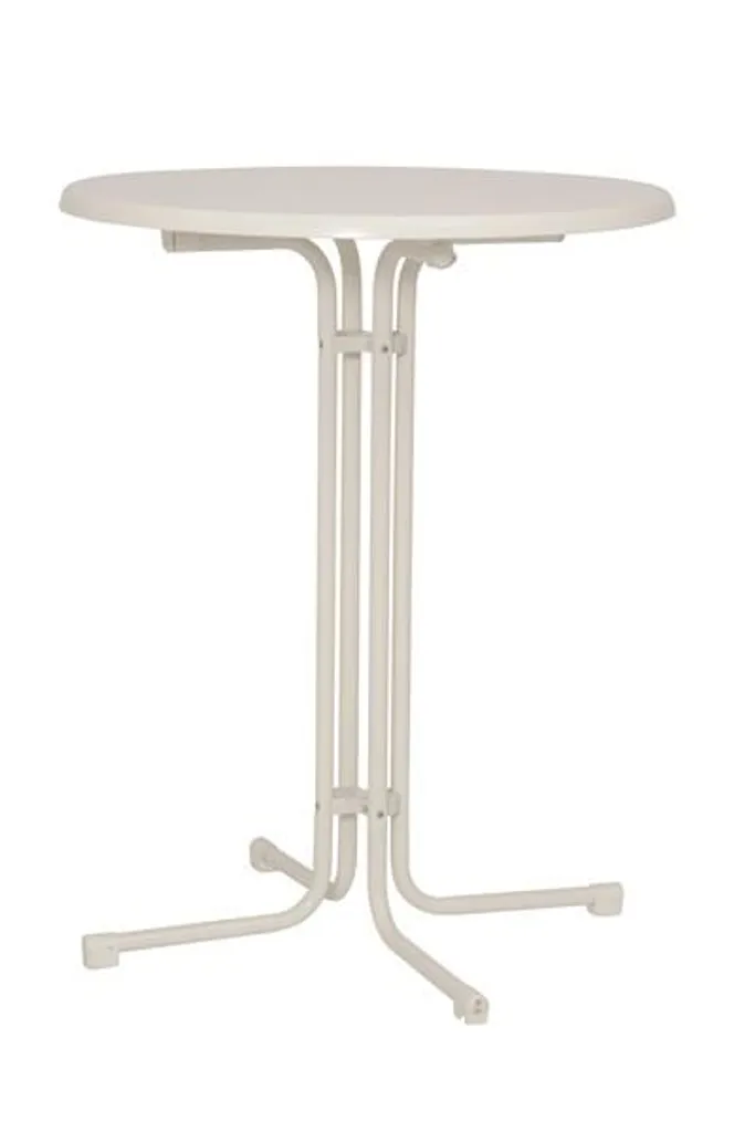 Mange-debout extérieur avec plateau Sevelit 80cm pour café et jardin