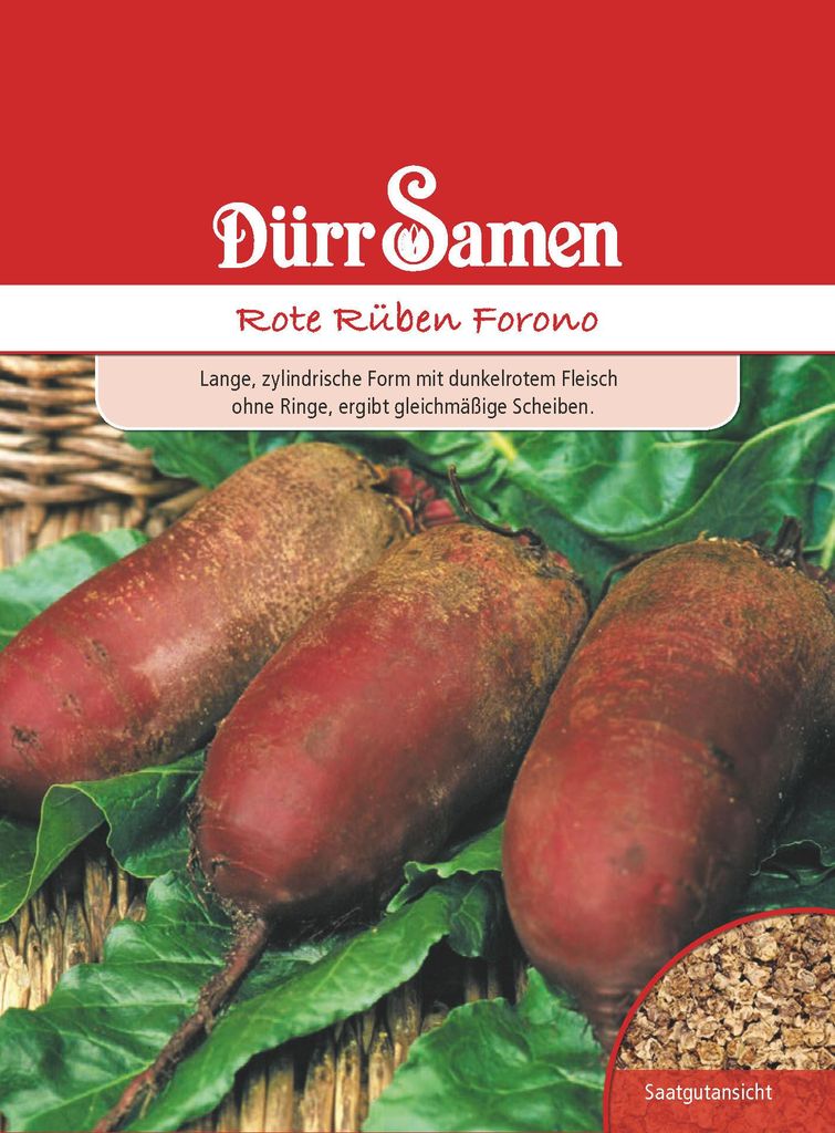 Dürr-Samen - Rote Rüben Forono - Saatgut - 0595 Produktbild 
