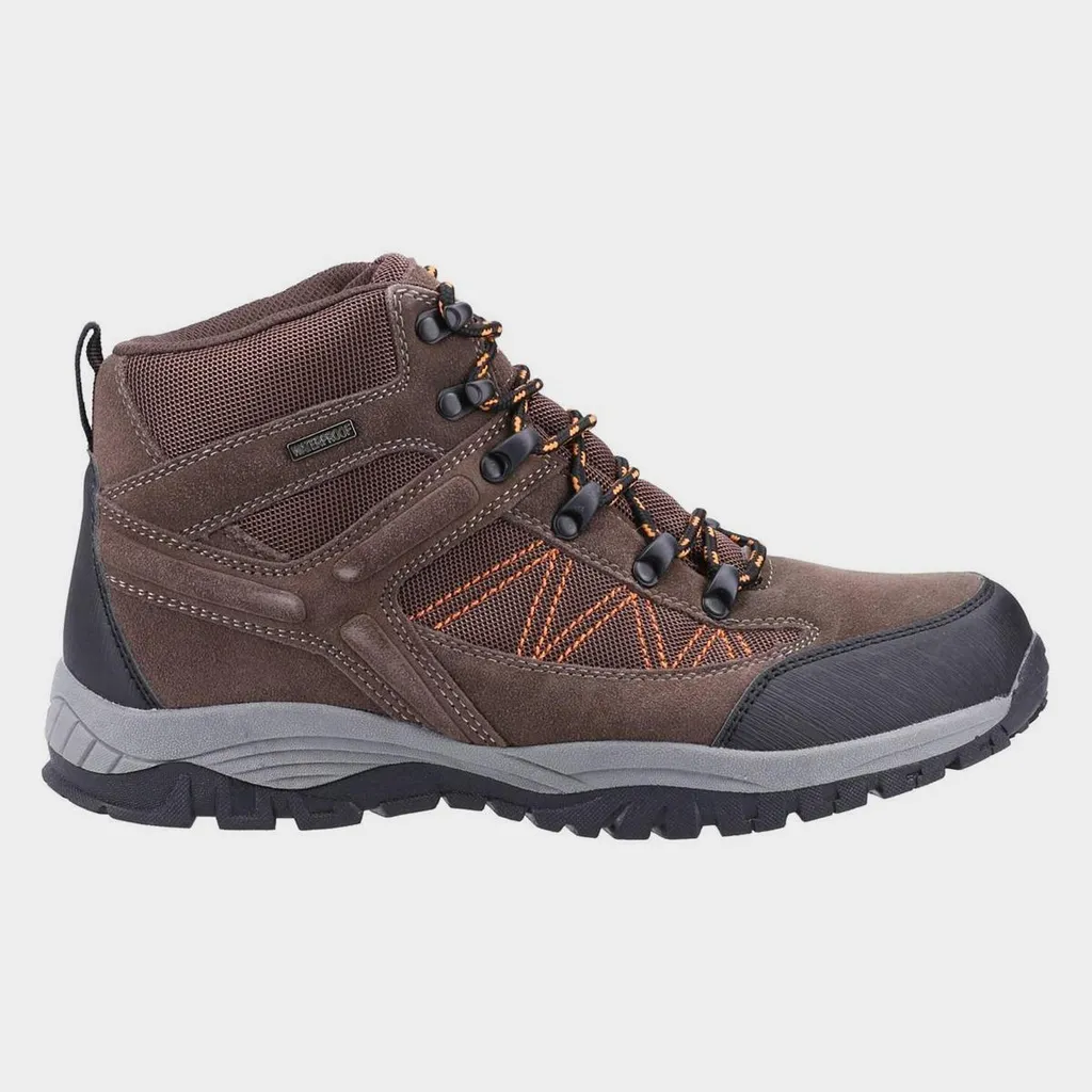 Chaussures de marche en daim marron durables avec semelle crantée - 2