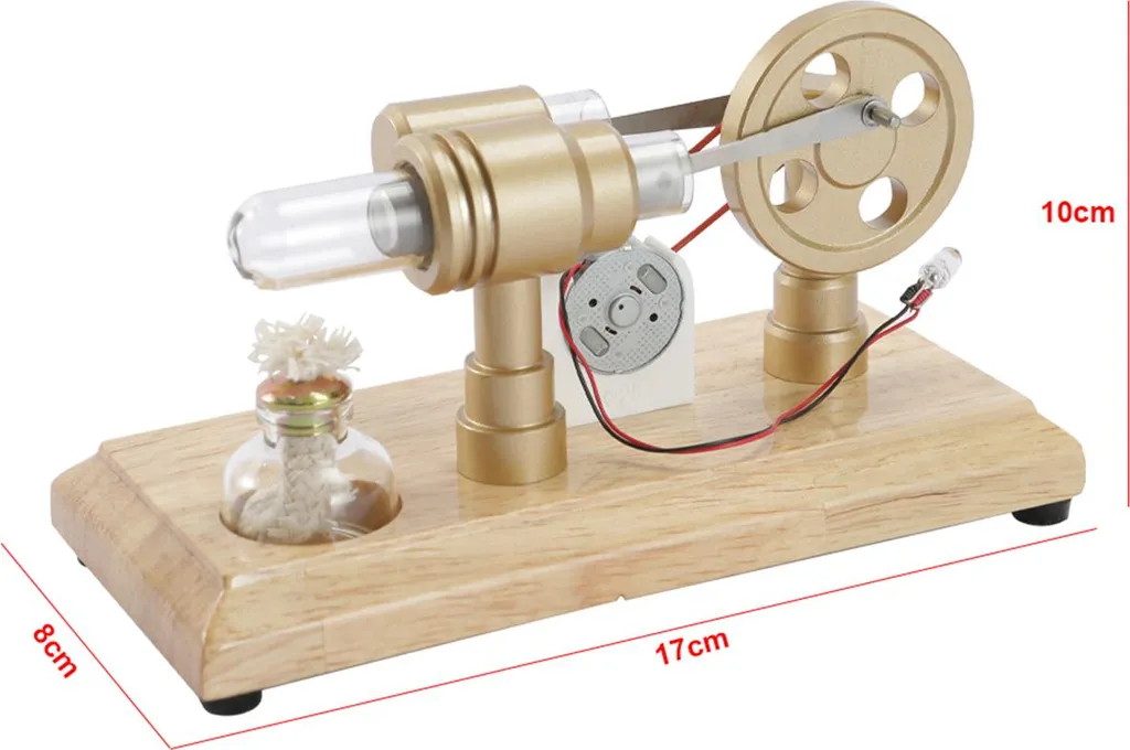 Jouet éducatif DIY moteur Stirling : comprendre l'énergie en s'amusant