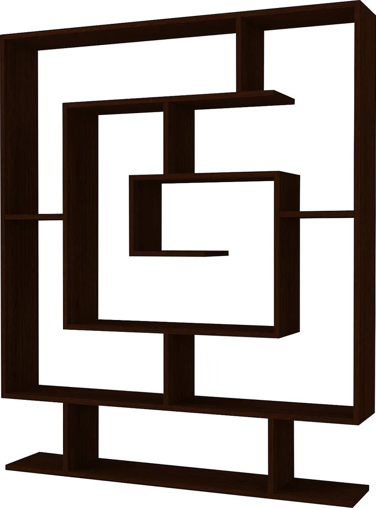 Bibliothèque Fine Wenge Sarmaşık : Solution de Rangement Gain de Place - 4