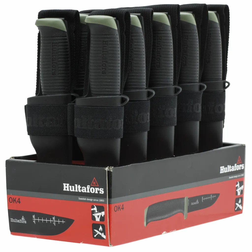 Hultafors Coltello Da Artigiano RFR - Lama In Acciaio Inox Speciale 9,3 Cm, Manico In PP, Inclusi Fodero E Supporto Per Cintura (I380060) - 2