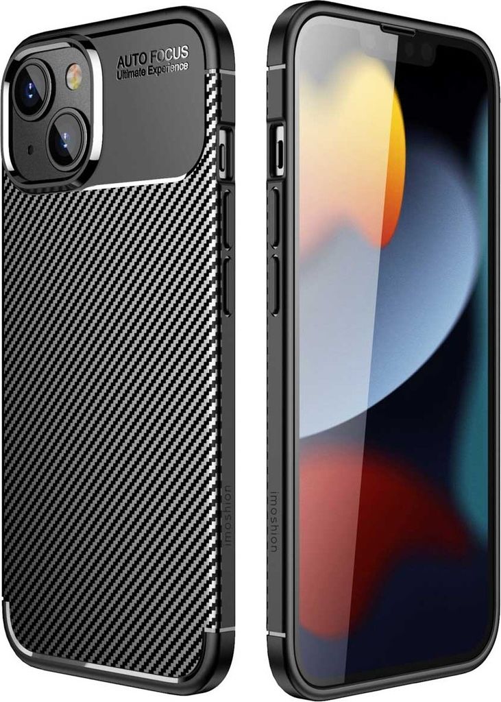 imoshion Carbon-Hülle iPhone 14 Plus - Schwarz