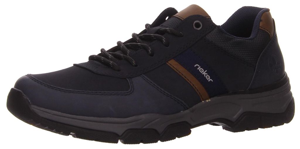 Rieker Schnürhalbschuhe bequem in blau, Gr. 41 Produktbild 