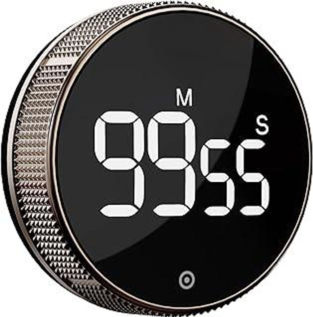BlueSnail Küche Timer mit LED Digital Display Smart Efficana für Home Classroom Gym Büro, Lautstärke und Helligkeit einstellbare Produktivität...