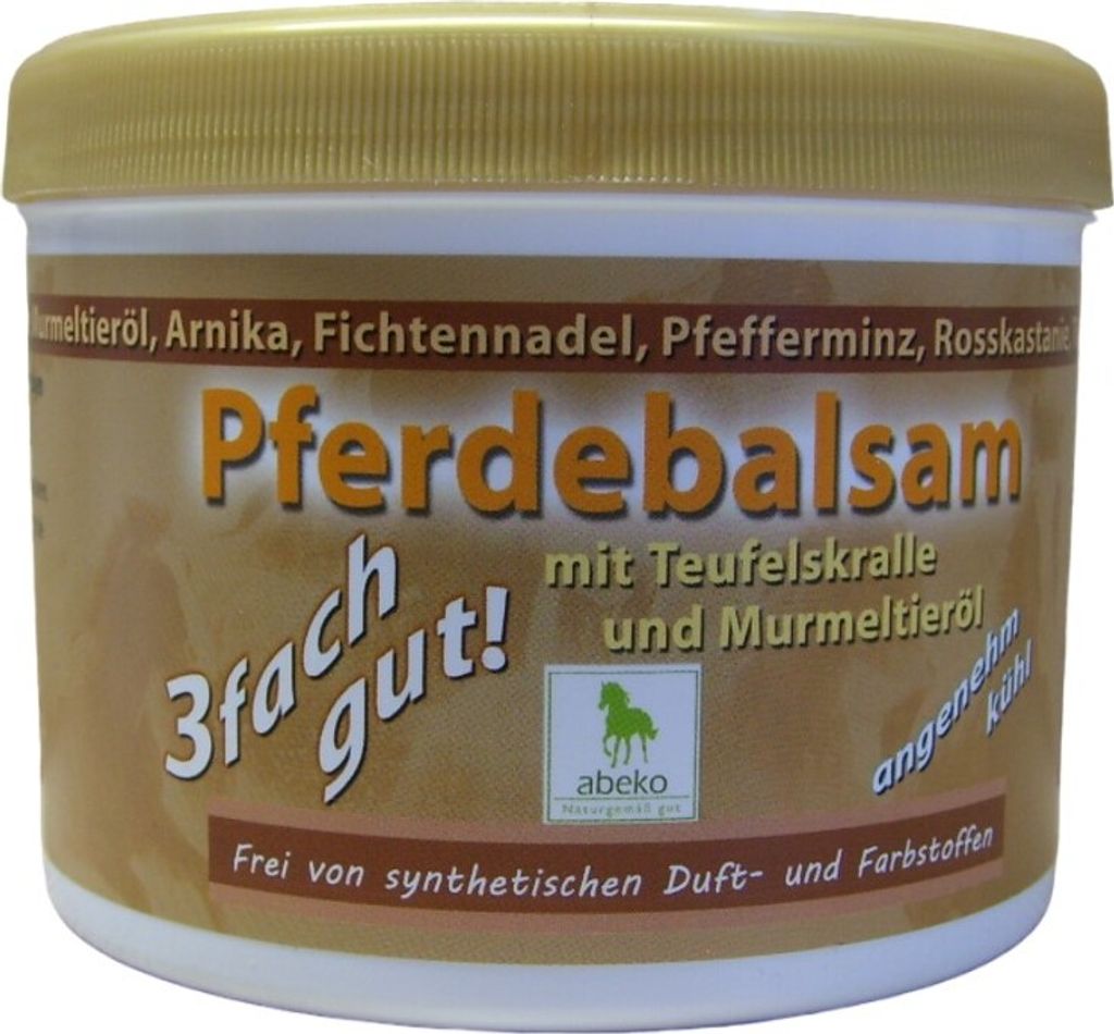 Pferdebalsam mit Teufelskralle und Murmeltieröl 500 ml von Produktbild 