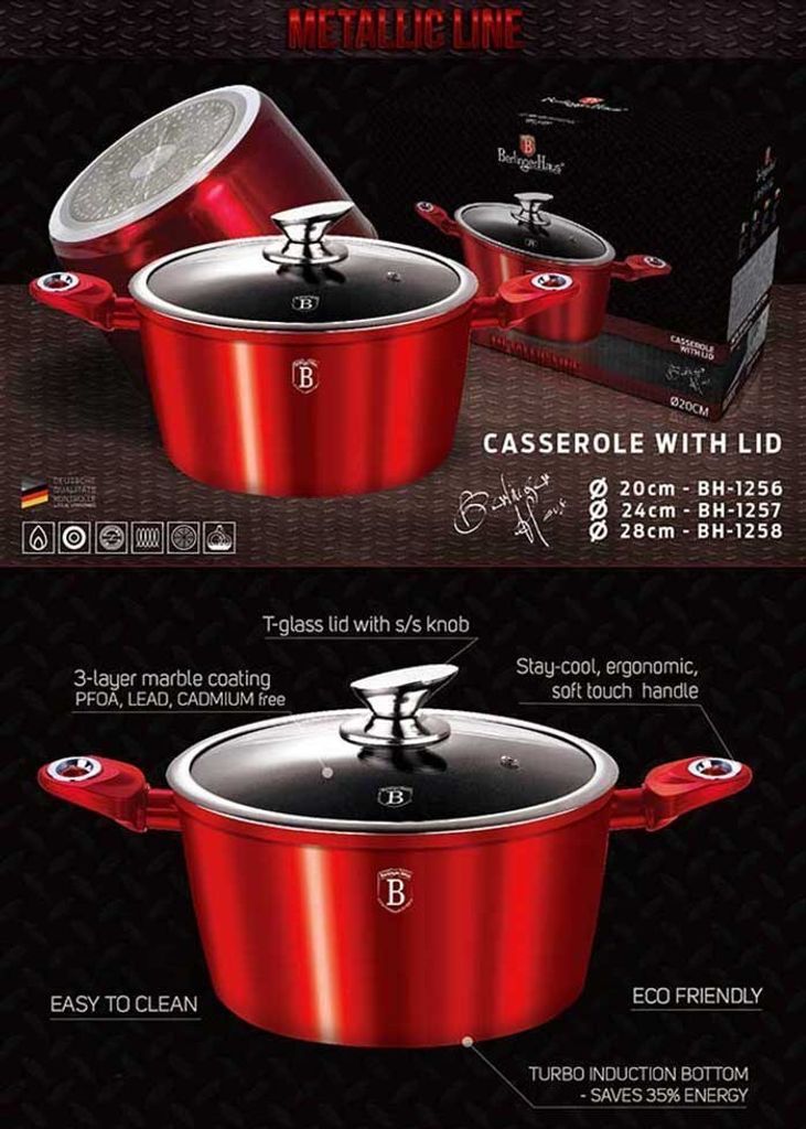 Berlinger Haus hrnec 6,5l 28cm Metallic Line BH1258N Obrázek produktu 21