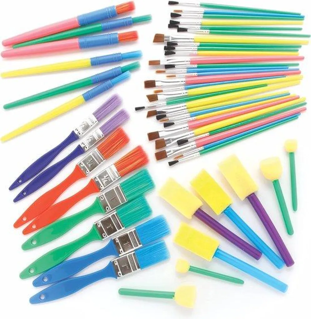 Kit pinceaux peinture pour cours d'art et loisirs créatifs - Débutant