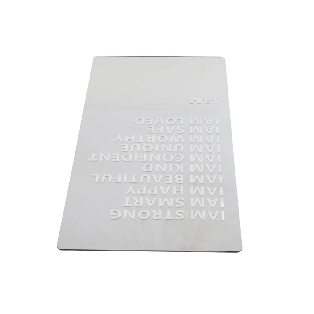 Regalo Specchio LED Motivazionale - Specchio Acrilico con Citazioni - 5