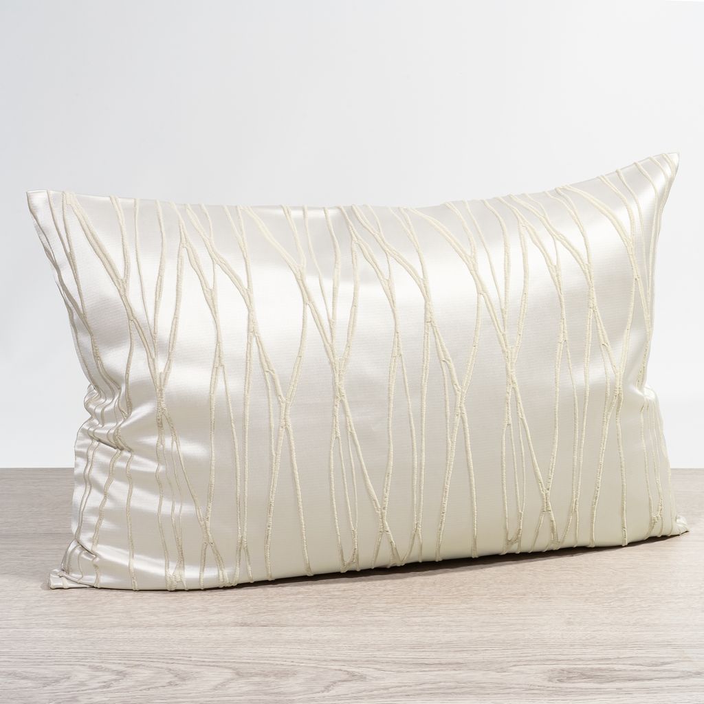 rechteckige Kissen von Lysel - beige Obella 40x60, reines Polyester Dekokissen rechteckig
