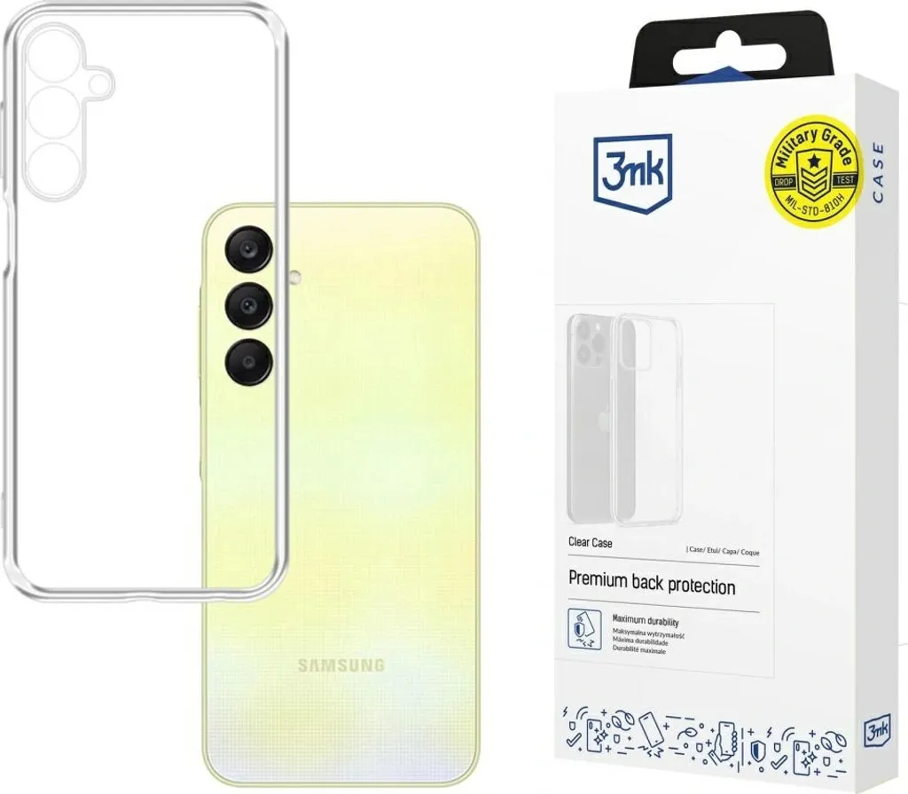 Custodia 3mk Clear Case per Samsung A25 - Protezione Militare KP28608 - 5