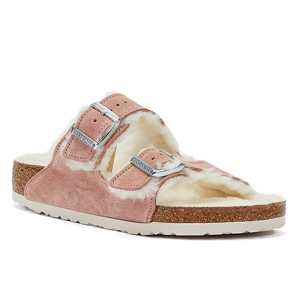 Birkenstock Arizona Shearling Damen Lehm Sandalen