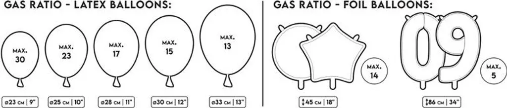 Réservoir hélium 30 ballons violet 75795 avec buse de gonflage pratique - 3