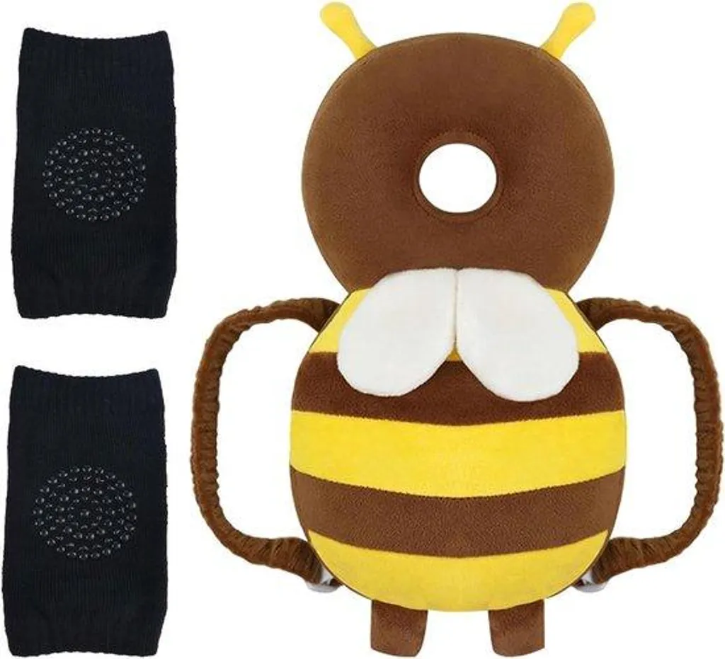 Casque de sécurité bébé protection tête et dos réglable de 4 à 24 mois