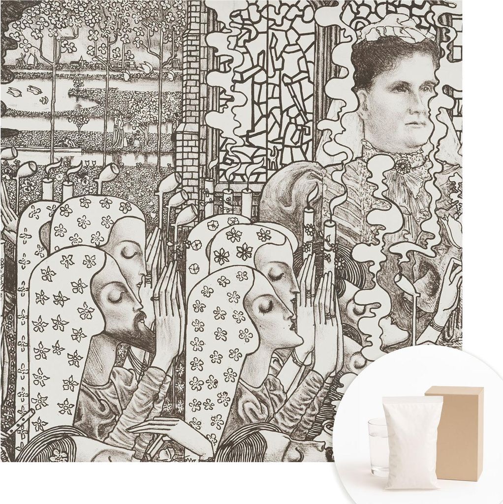 Fototapete - Wandbilder für Wohnzimmer - 250x250 cm - Dekorative Wandfolie - Modernes Design für Wanddekoration - Tapeten für Innenräume - Blum...