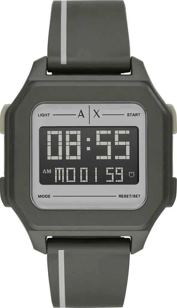 Armani Exchange AX2953 Shell : Montre Homme Durable et Confortable Noire