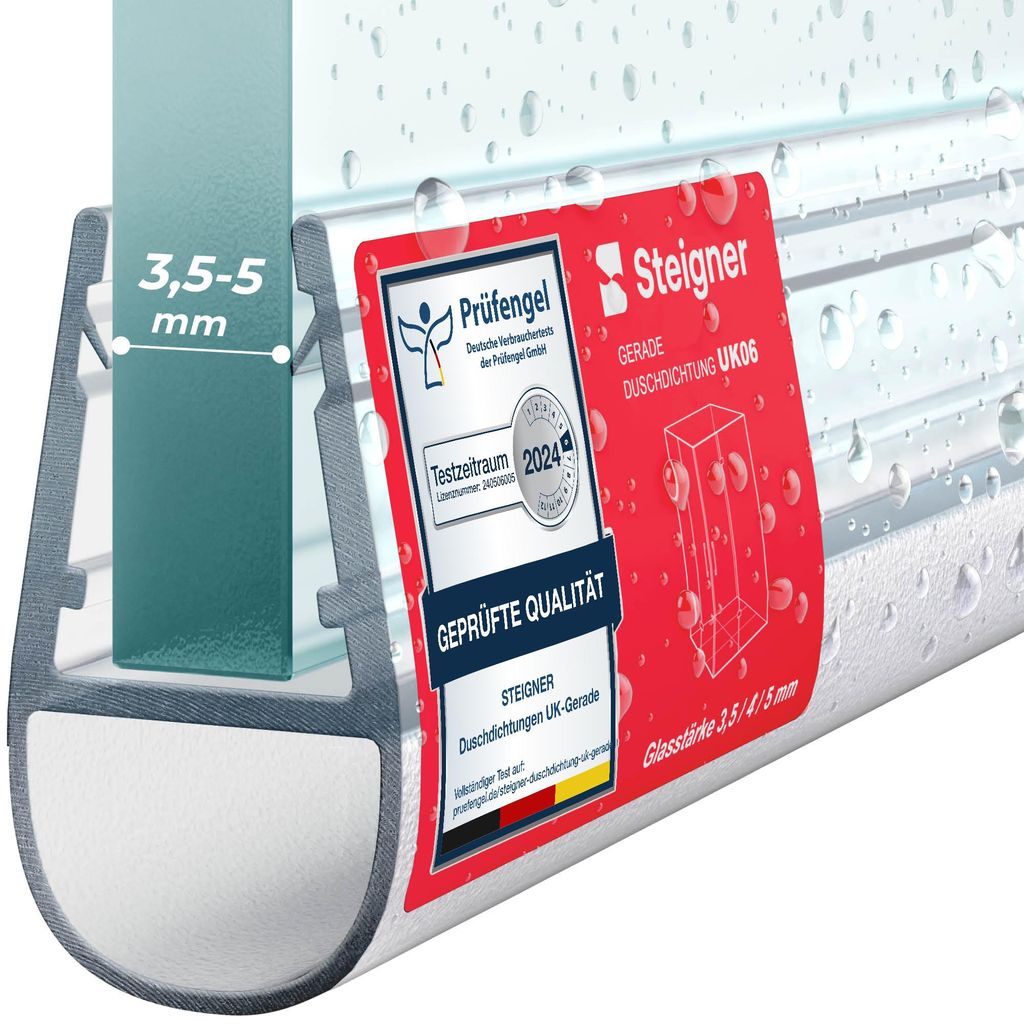 STEIGNER Guarnizione doccia UK06 70 cm (1 pz.) trasparente Immagine del prodotto 