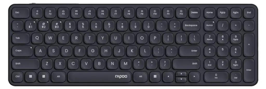 Clavier sans fil multimode RAPOO E9310M pour télétravail et multi-devices - 4