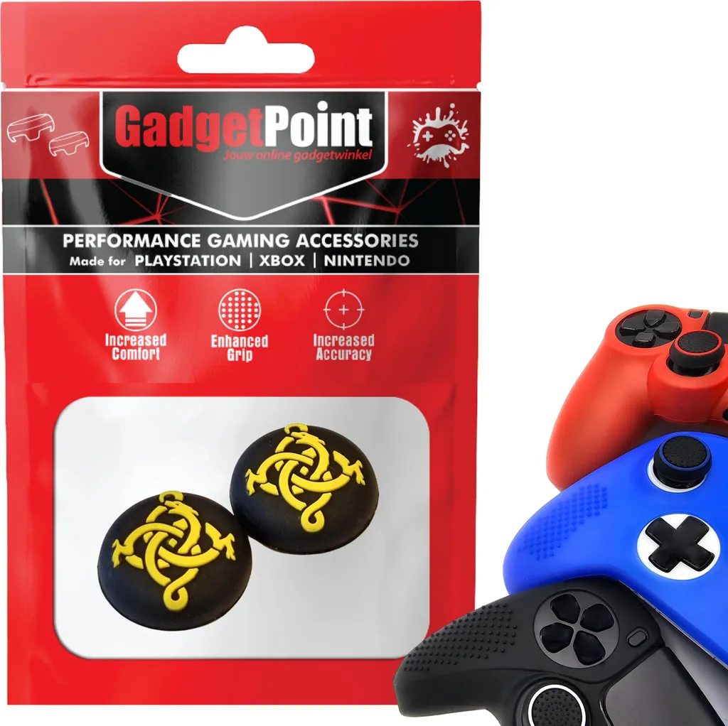 Grip Joystick Slang Nero/Giallo: Performance Estrema per PS5/Xbox