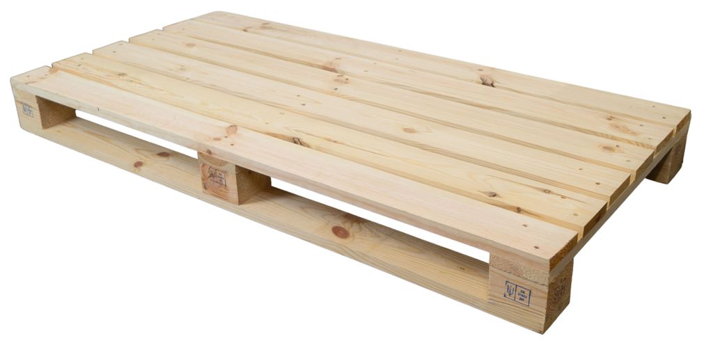 Palette 120 x 60 x 13 cm - natur Produktbild 