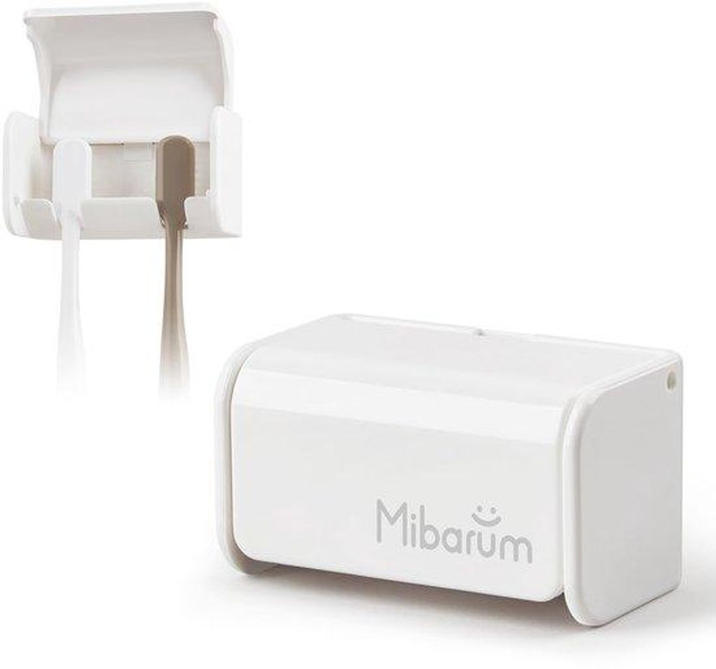Mini Wandhalter für Zahnbürsten ohne Bohrunterlage, Selbstklebend, für Badezimmerdusche