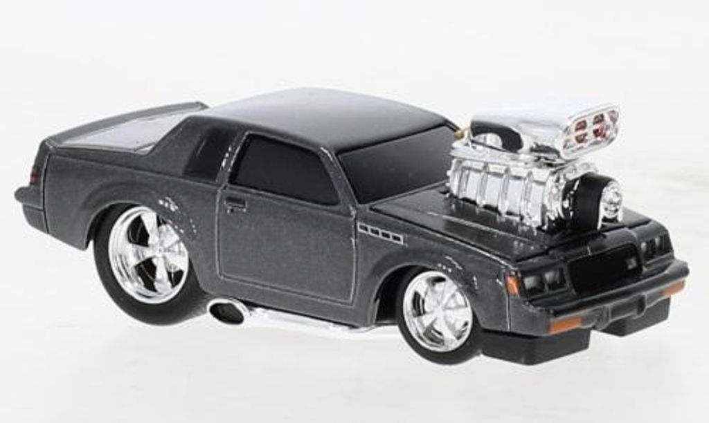Maisto MAI15526-15581 - 1/64 Buick GNX, dunkelgrau, 1987 - Neu