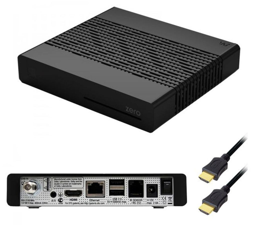 Vu+® ZERO HDTV Linux SAT Receiver schwarz Produktbild 