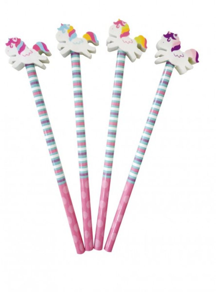 Einhorn Bleistift mit Radiergummi