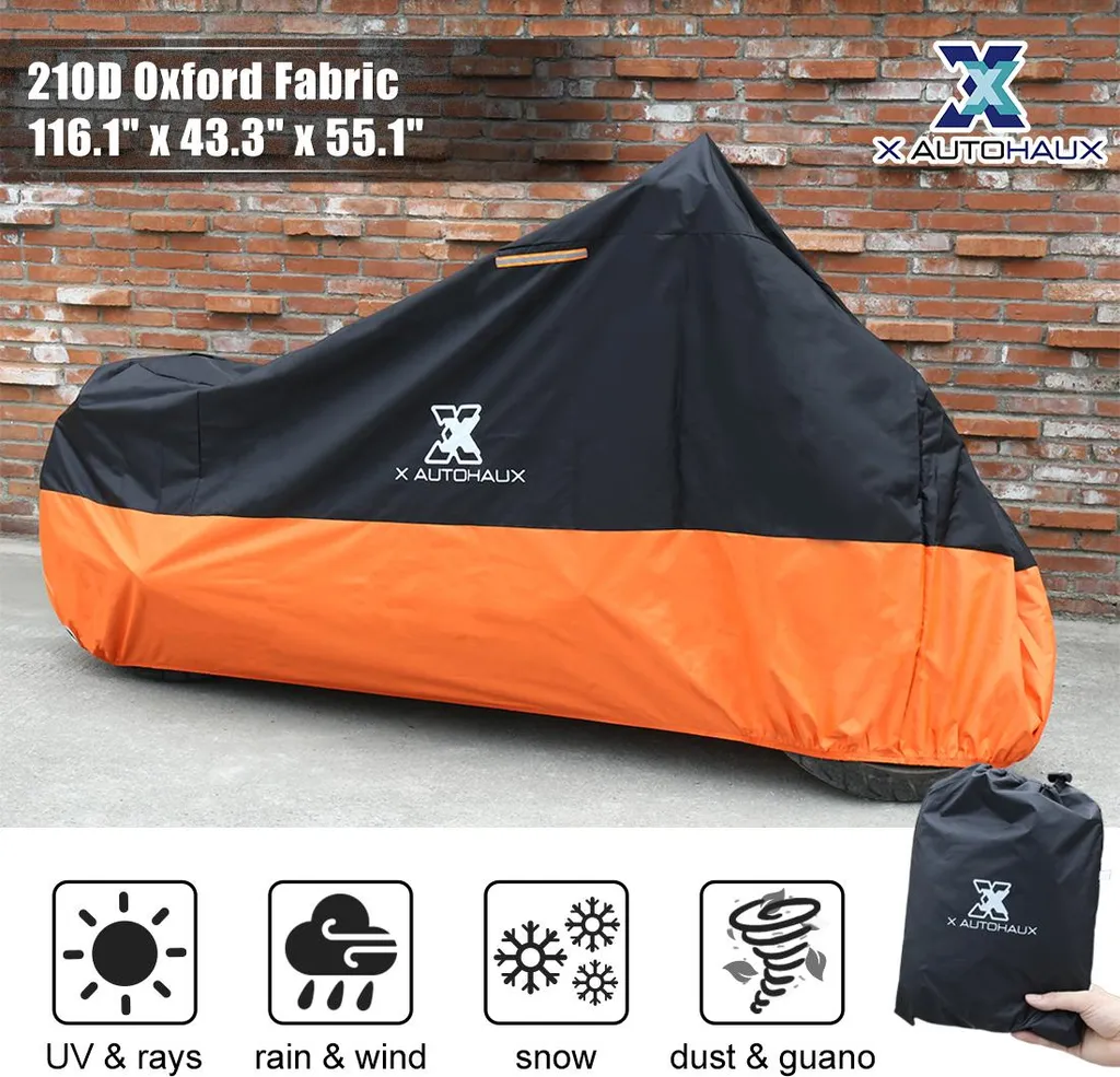 Housse Moto Étanche XXXL Oxford 210D contre la Pluie la Rouille et UV