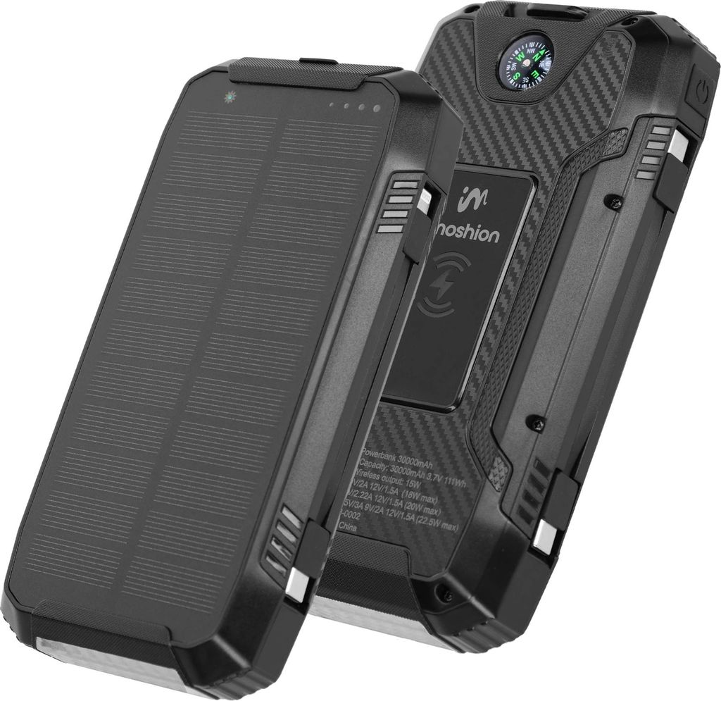 imoshion Solar Powerbank 30.000 mAh - Draadloze powerbank Productafbeelding 