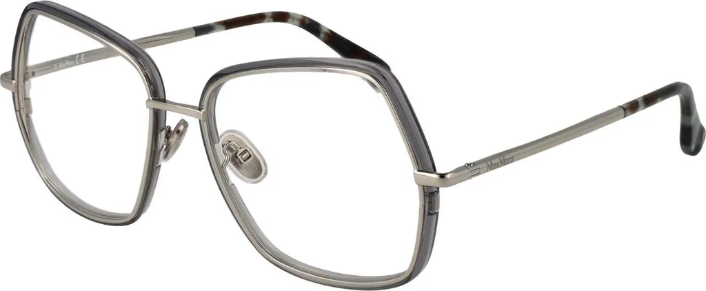 MaxMara MM5076 Occhiali Vista Argento Shiny Palladium 55mm Donna