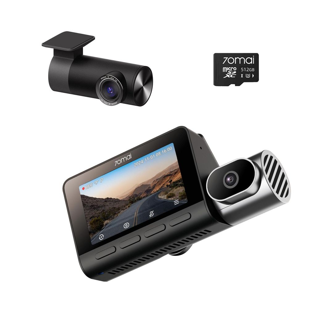 70mai T800-41 3-Kanal Dashcam 4K Front & Rear + 1080P Produktbild 