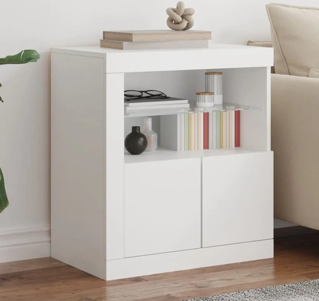 Smart Credenza Maison Exclusive LED Bianca 60,5 cm | Tech Furniture