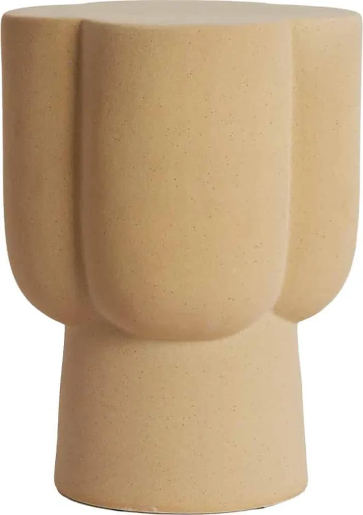 Light & Living JUNTO table d'appoint céramique sable mat Ø34,5x45 cm - 3