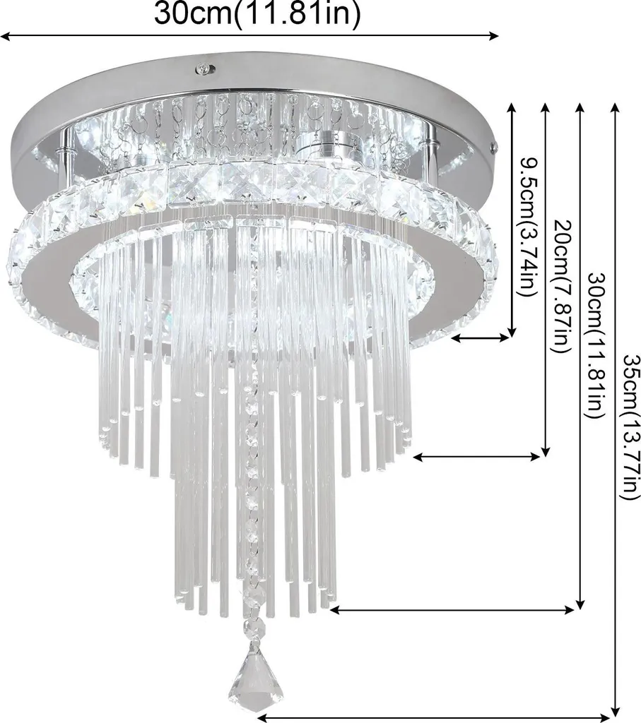 Lustre Design Moderne SM01 - Éclairage LED avec Télécommande Variable - 2