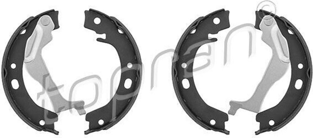 TOPRAN Bremsbackensatz Feststellbremse 633 905 hinten 22mm