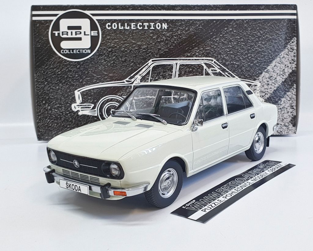 Škoda 105 L (1977) White Ice Triple9 1:18 Obrázok produktu 