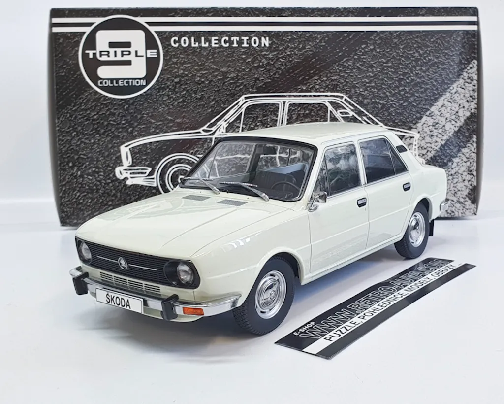 Skoda 105 L 1977 1/18 Triple9 - Idéal pour Déco Vintage et Collectionneur