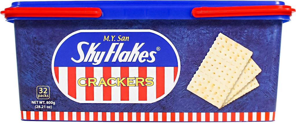 M.Y.San SkyFlakes Crackers Box 800g | Biscotti di grano Immagine del prodotto 
