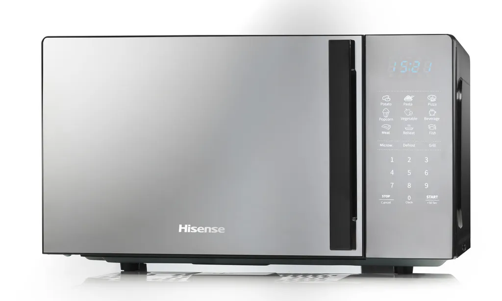 Micro-ondes avec Grill Hisense 20L Argenté pour Cuisine Moderne
