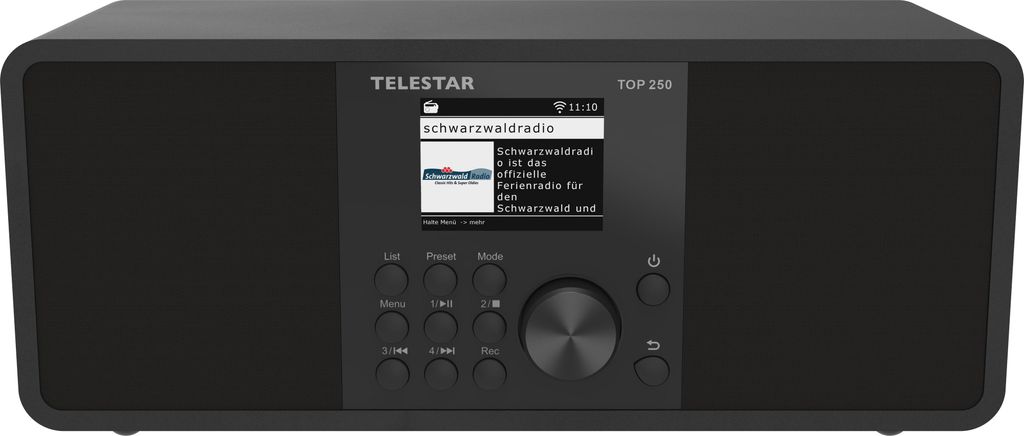 Telestar TOP 250 DAB+ Internetradio schwarz Produktbild 