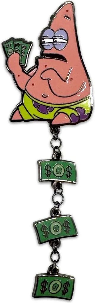 SpongeBob Schwammkopf Dangling Ansteck-Pin Patrick 12 cm