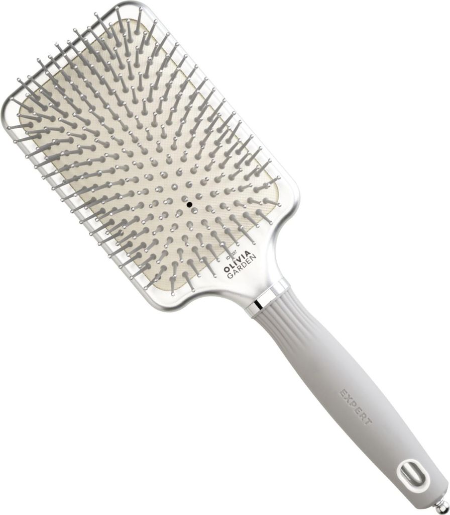 OG Expert Pneumatik Paddle Brush, Nylonborsten, L, silber