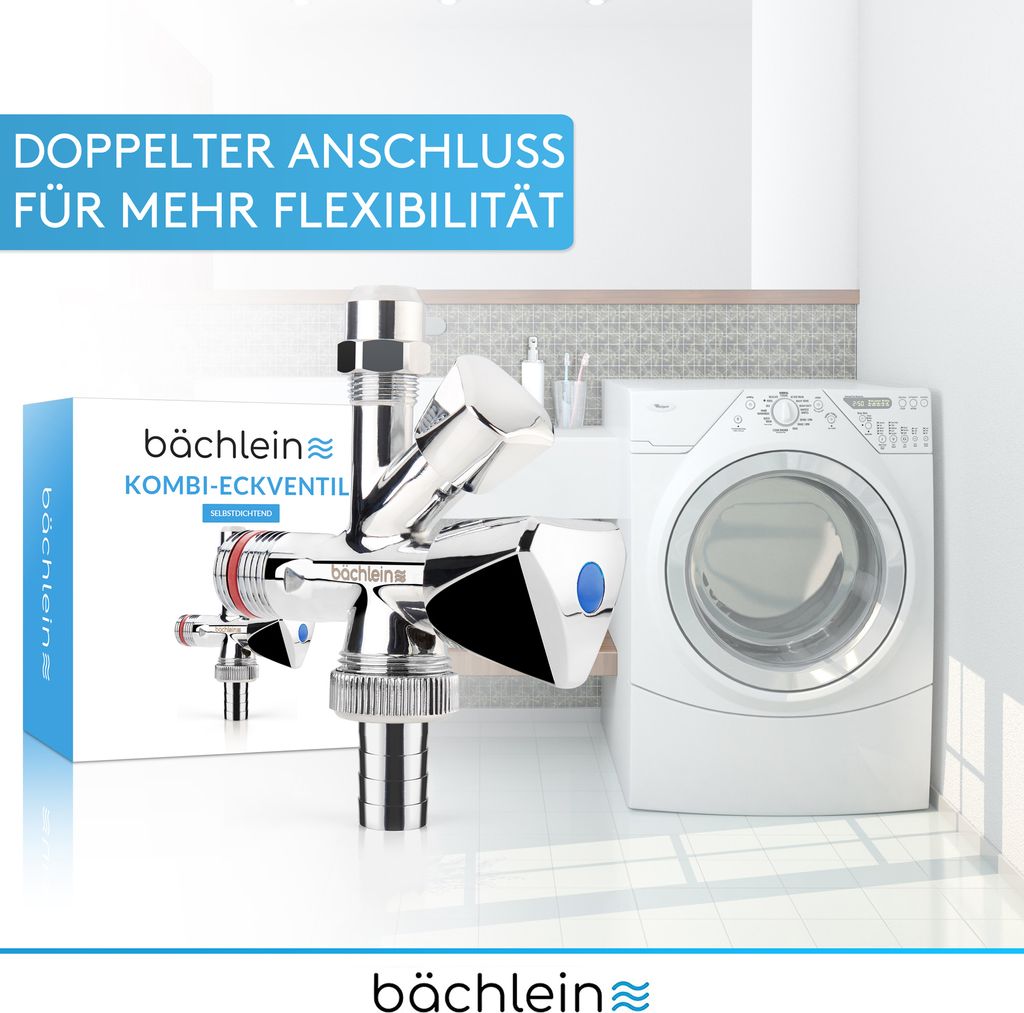 Bächlein Universal Kombi-Eckventil selbstdichtend, Produktbild 6