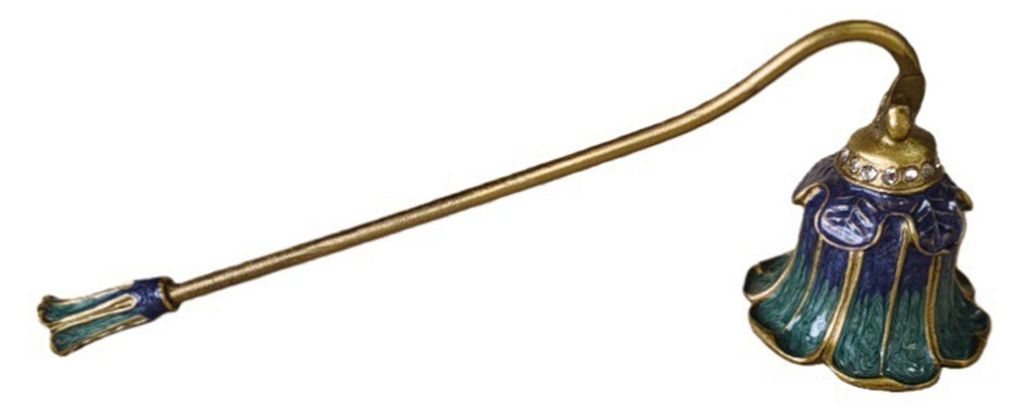 Kerzenlöscher aus Metall mit langem Griff, Dochtlöscher, Kerzenlöschwerkzeug, dekoratives Kerzenzubehör D