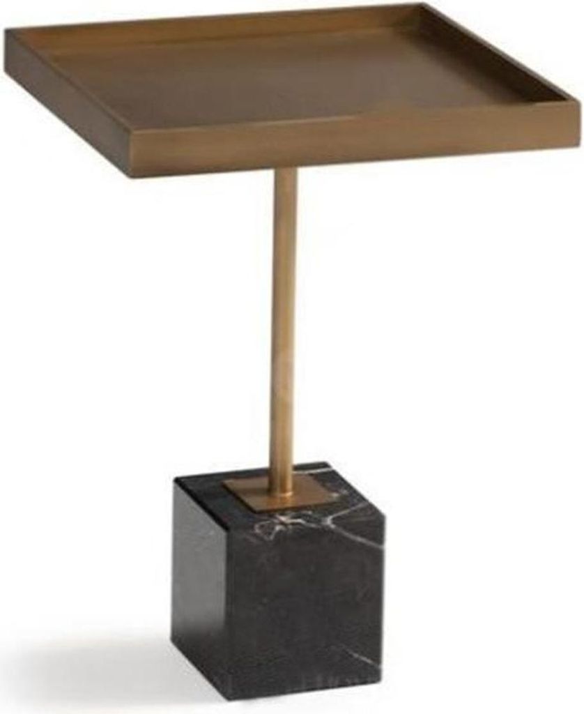 Gruppe Beistelltisch Couchtisch Kaffeetisch Gold Sofatisch Metall 2tlg