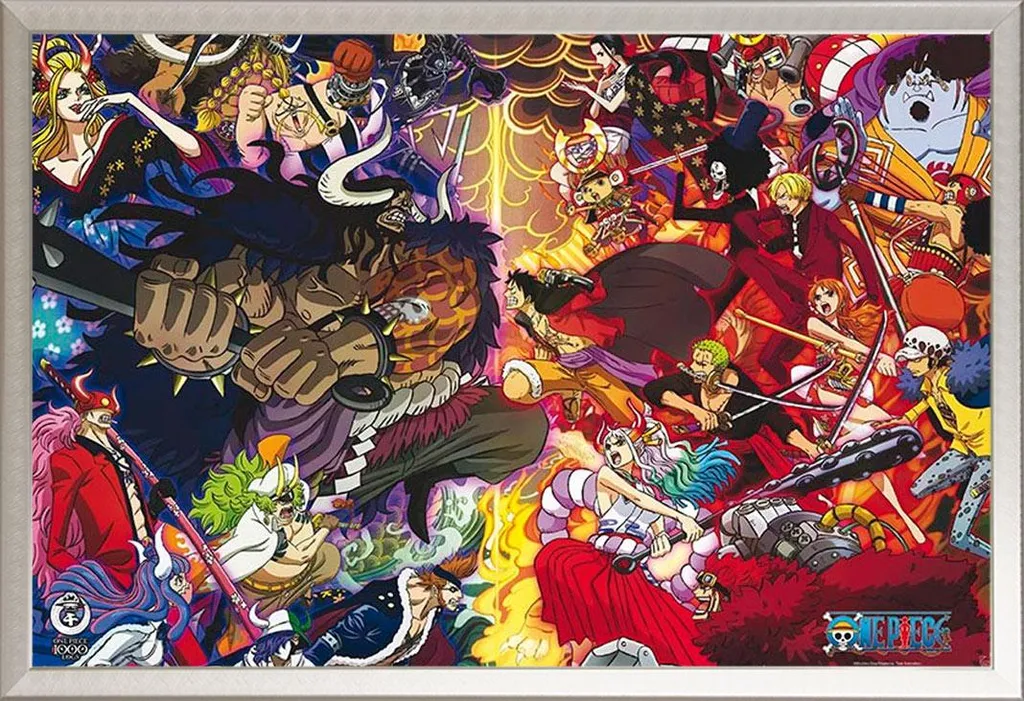 Poster One Piece Final Fight + Cornice Alluminio Shinsuke Prezzo Offerta