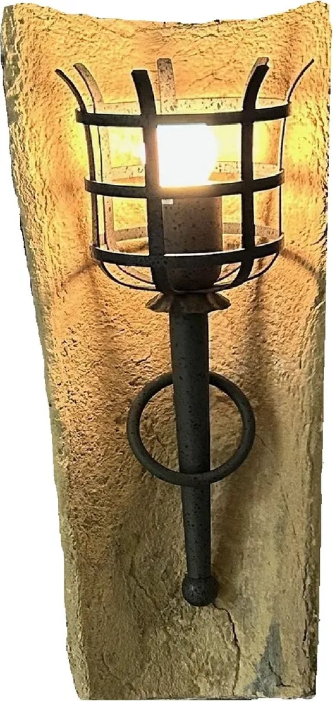 Lampe à Tuiles Torche Murale Dungeon - Éclairage Médiéval Authentique - 8